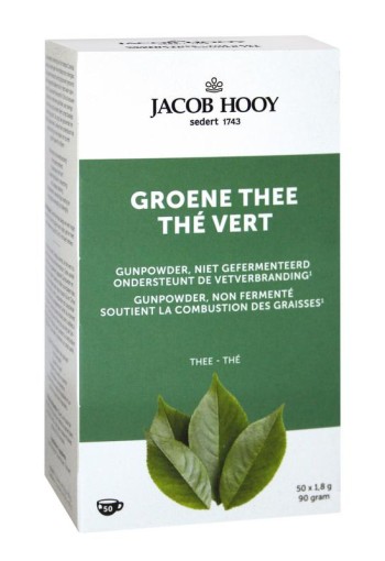 Jacob Hooy Groene thee zakjes (50 Zakjes)