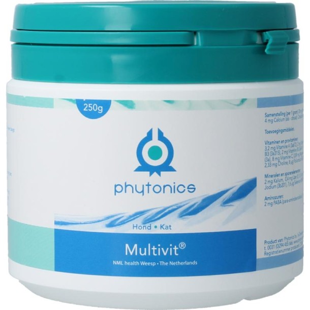 Phytonics Multivit hond en kat (250 Gram)