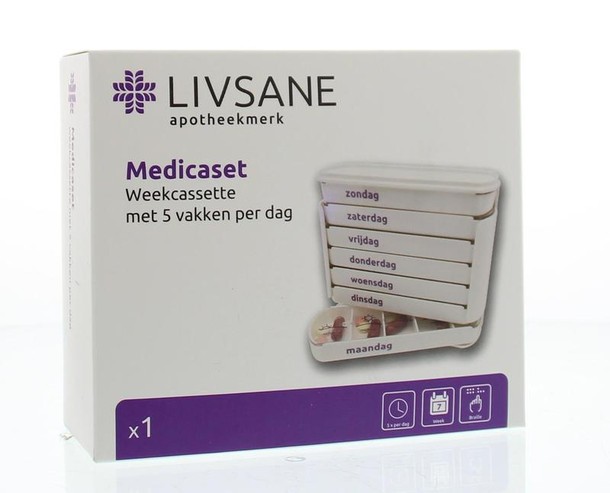 Blockland Medicaset medicijnbox wit 5V braille (1 Stuks)