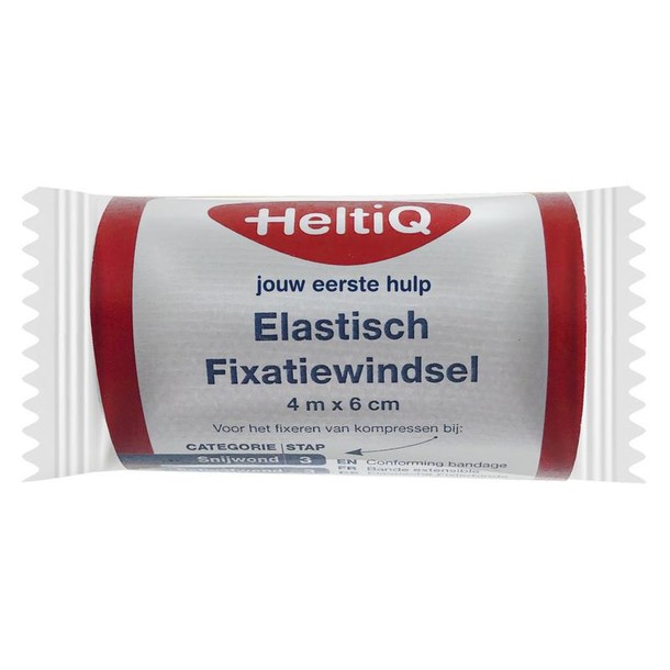 Heltiq Elastisch fixatiewindsel 4m x 6cm (1 Stuks)