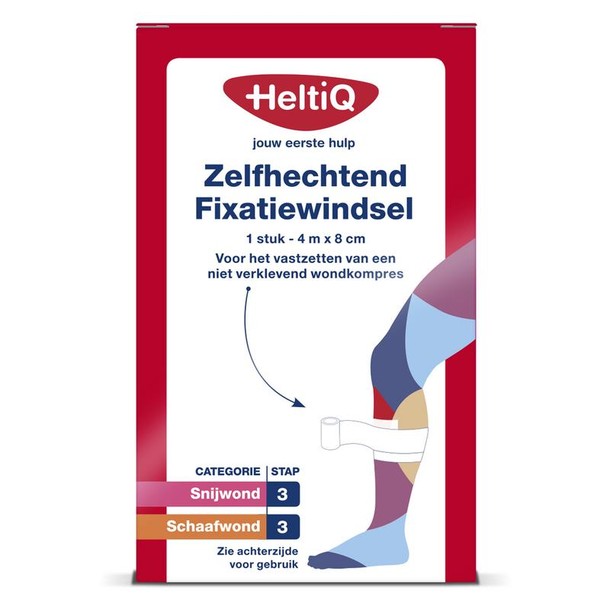 Heltiq Zelfhechtend windsel 4m x 8cm (1 Stuks)