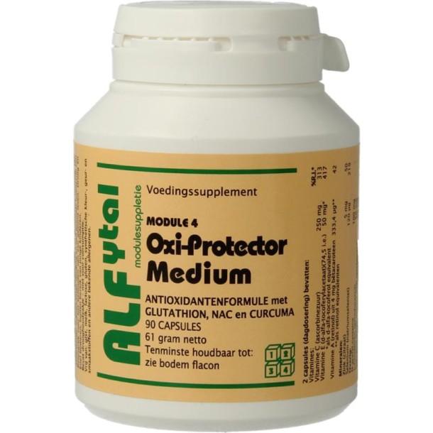 Alfytal Oxi-protector medium antioxidantformule (90 Vegetarische capsules)