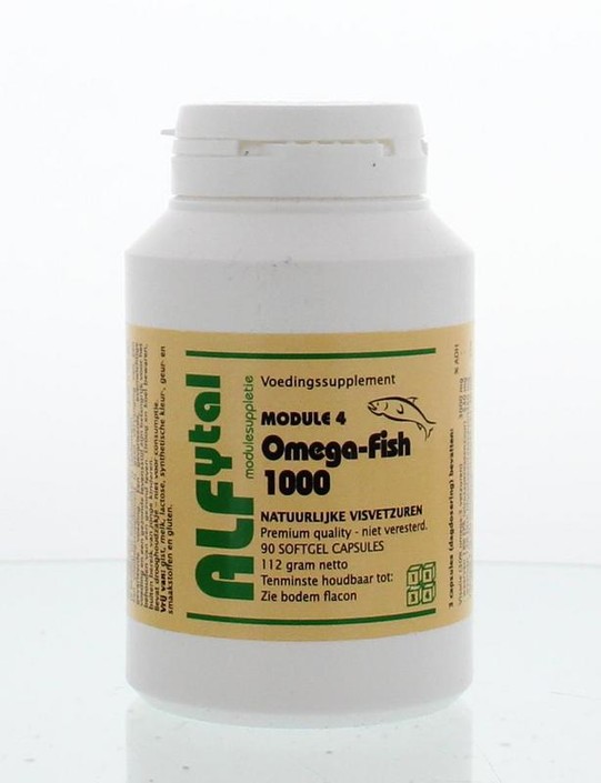 Alfytal Omega-fish 1000 puur, onverersterd (90 Softgels)
