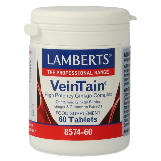 Lamberts Veintain (met ginkgo, kaneel) (60 Tabletten)