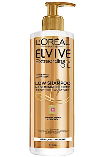 L'Oréal Paris Elvive Extraordinary Oil - Droog haar- 400ml - Low Shampoo