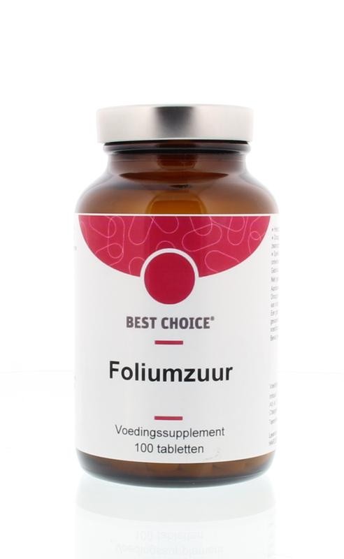 gebrek supermarkt Afgrond Best Choice Foliumzuur 400 Vitamine B11 (100 tabletten)