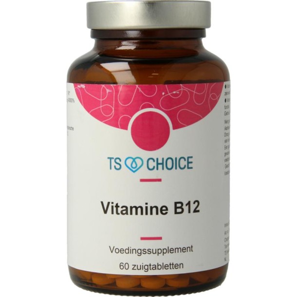 TS Choice Vitamine B12 cobalamine (60 Zuigtabletten)