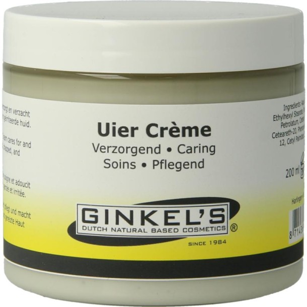 Ginkel's Uiercreme verzorgend (200 Milliliter)