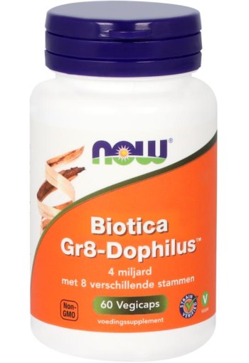 NOW Biotica Gr8-dophilus (60 Vegetarische capsules)