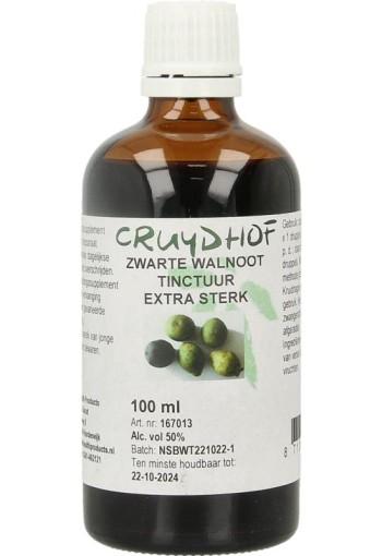 Cruydhof Zwarte walnootbast extra sterk (100 Milliliter)