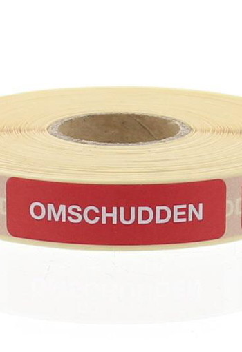 Blockland Strooketiket omschudden rood 44 x 11mm (750 Stuks)