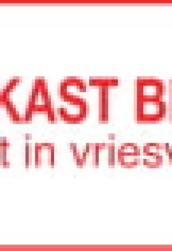 Blockland Strooketiket koelkast bew niet vriesvak 30 x 7mm (1000 Stuks)