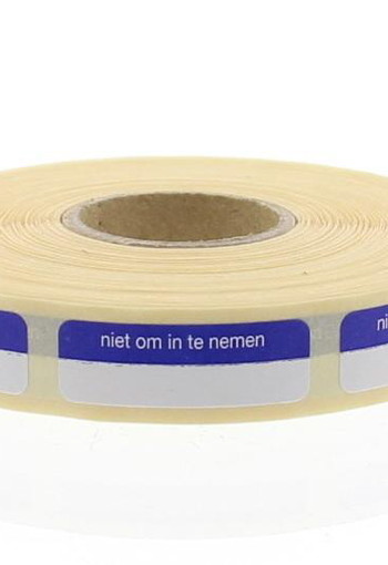 Blockland Strooketiket niet om in te nemen 30 x 7mm (1000 Stuks)
