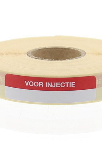 Blockland Strooketiket voor injectie 44 x 11mm (750 Stuks)