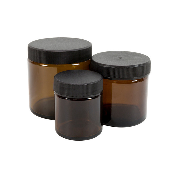 Blockland Zalfpot glas bruin gedopt 30ml (72 Stuks)