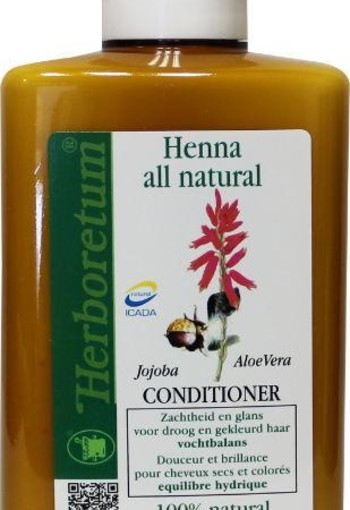 Herboretum Henna all natural conditioner aloe/jojoba (300 Milliliter)