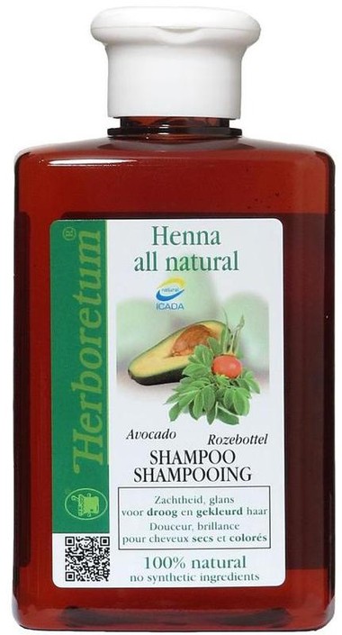 Herboretum Henna all natural shampoo droog/gekleurd haar (300 Milliliter)