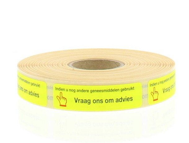 Blockland Strooketiket indien u andere geneesmiddel gebrui (750 Stuks)