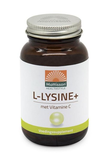 Mattisson L-Lysine+ met vitamine C (90 Vegetarische capsules)