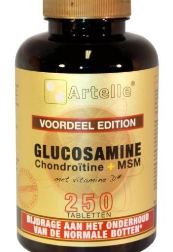 Artelle Glucosamine/chondroitine/msm (250 Tabletten)