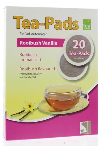 Geels Rooibos vanille tea-pads bio (20 Stuks)