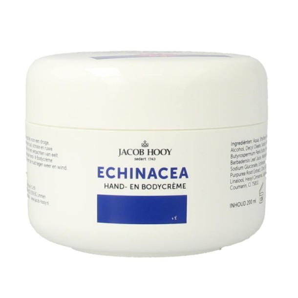 Jacob Hooy Echinacea/aloe vera hand en bodycreme (200 Milliliter)