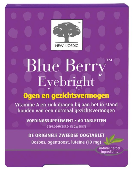 New Nordic Blue berry eyebright 60 Tabletten