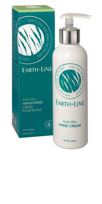 Earth Line Aloe vera handcreme pomp (200 Milliliter)