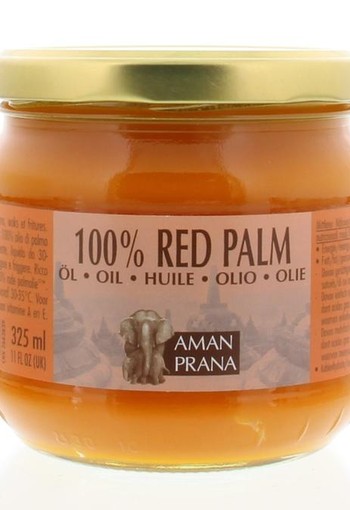 Amanprana Rode palm olie bio (325 Milliliter)