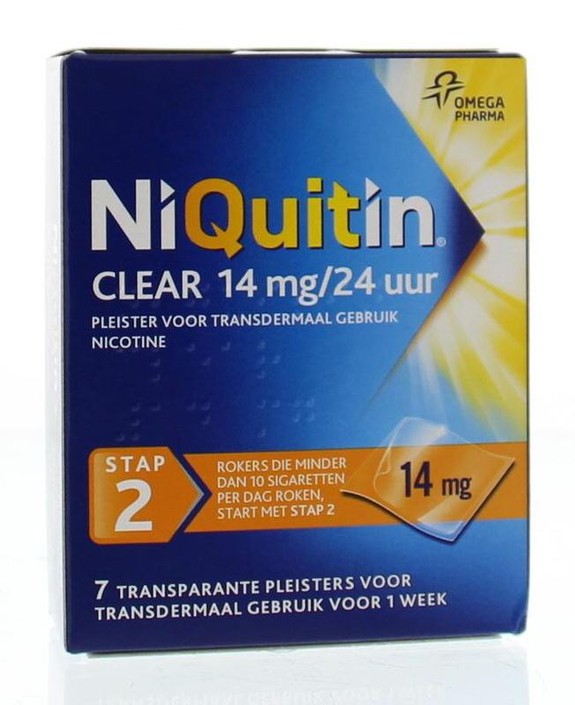 Niquitin Stap 2 14 mg (7 Stuks)
