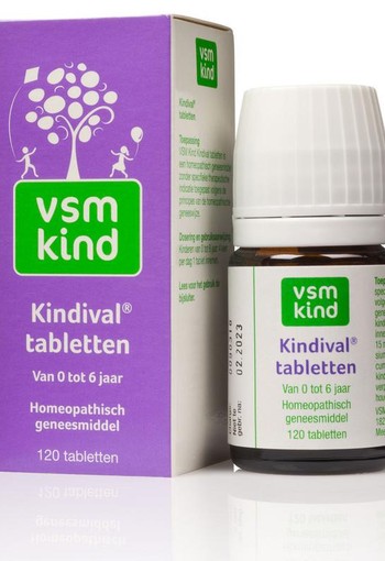 VSM Kindival kind 0-6 jaar (120 Tabletten)