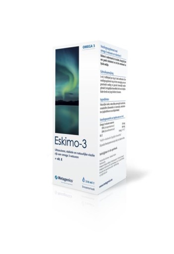 Metagenics Eskimo 3 vloeibaar limoen (210 Milliliter)
