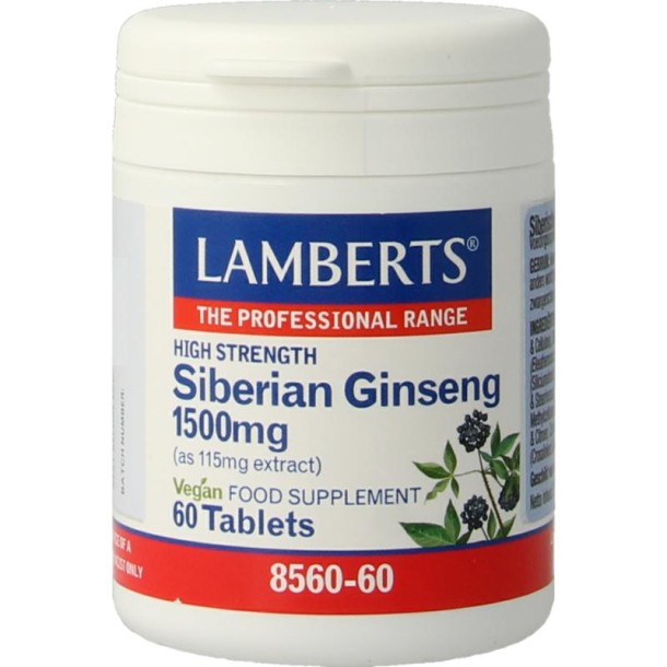 Lamberts Ginseng Siberisch 1500mg (60 Tabletten)