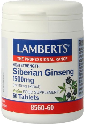 Lamberts Ginseng Siberisch 1500mg (60 Tabletten)