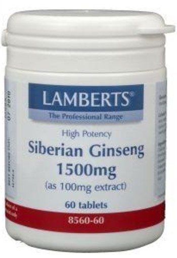 Lamberts Ginseng Siberisch 1500mg (60 Tabletten)