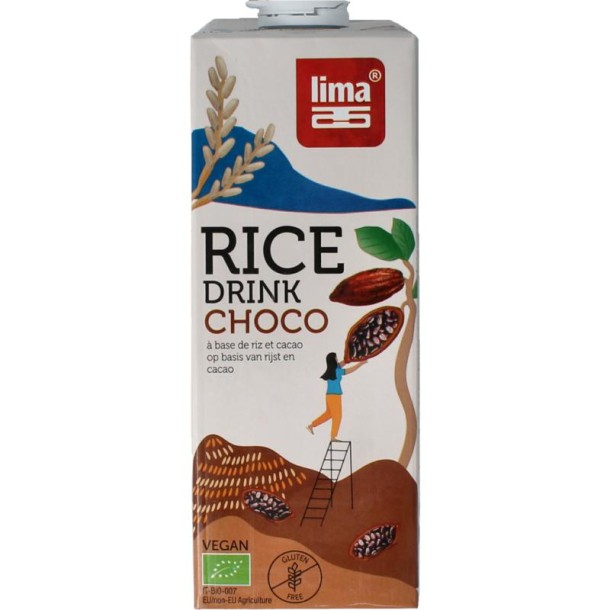 Lima Rice drink choco bio (1 Liter)