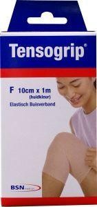 Tensogrip Elastisch buisverband F 1m x 10cm huidskleur (1 Stuks)