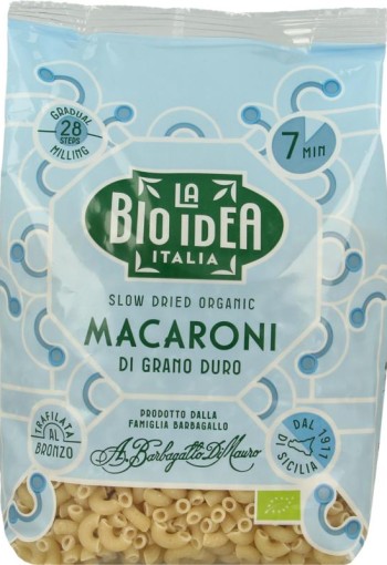 Bioidea Macaroni wit elleboogjes bio (500 Gram)