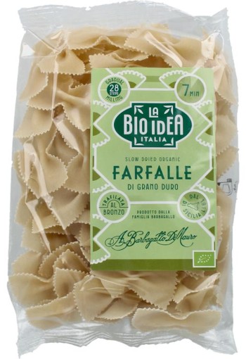 Bioidea Farfalle vlindertjes wit bio (275 Gram)