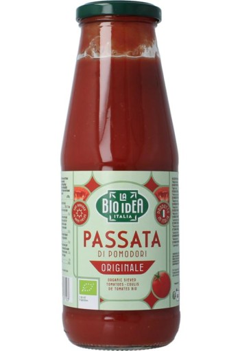 Bioidea Passata gezeefde tomaten bio (680 Gram)