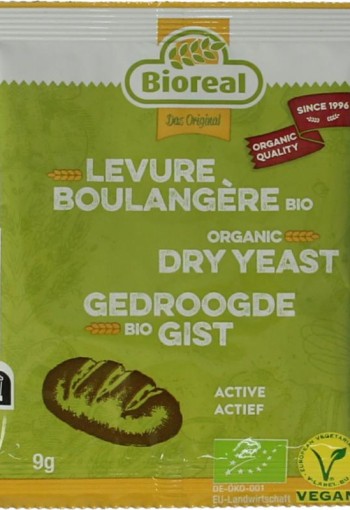 Bioreal Gist gedroogd bio (9 Gram)