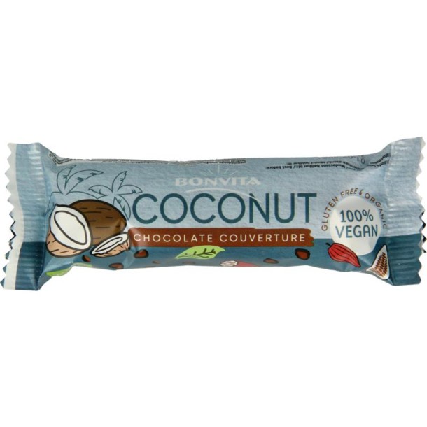 Bonvita Bonbarr choco cocosbar melk bio (40 Gram)