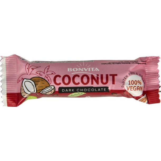 Bonvita Bonbarr choco cocos bar puur bio (40 Gram)