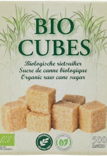 Hygiena Cubes rietsuikerklontjes bio (500 Gram)
