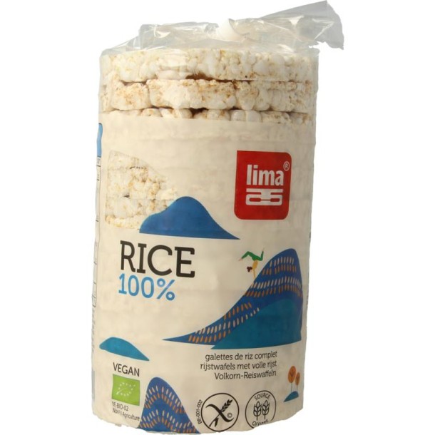 Lima Rijstwafels met zout bio (100 Gram)