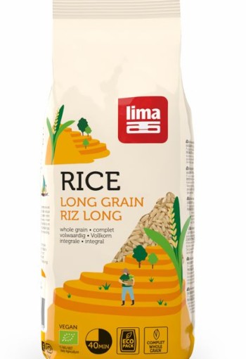 Lima Rijst lang bio (1 Kilogram)