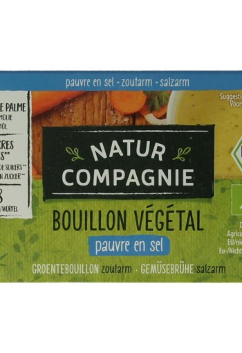 Natur Compagnie Groentebouillon zonder zout bio (68 Gram)