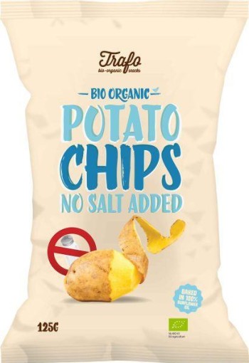 Trafo Chips zonder zout bio (125 Gram)