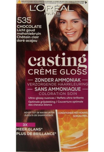 Loreal Casting creme gloss 535 Chocolade (1 Set)