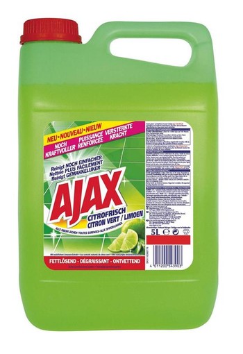 Ajax Allesreiniger limoen fris (5 Liter)